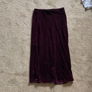 Banana Republic Velvet Skirt